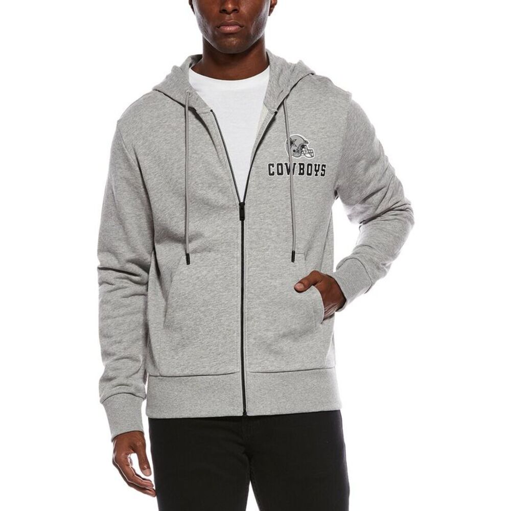 Boss Hugo Boss Mens Dallas Cowboys Zip Hoodie, Silver